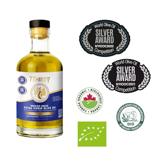 Aceite de oliva extra virgen orgánico griego premium miniatura 2