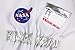 Koatobbor Kids NASA Astronaut Costumes America Spacesuit for Boys Girls Space Jumpsuit Halloween Dress up White 8-10 years