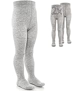 LaLoona 2er Pack Baby und Kinder Strumpfhose - Set 2x elastische Babystrumpfhosen mit breitem Bun...