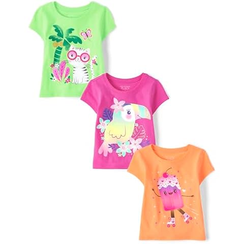 The Children's Place Baby Girls' Graphic T-Shirts Cover