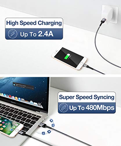 JSAUX Cavo Lightning 1.8M [Certificato MFi C89]