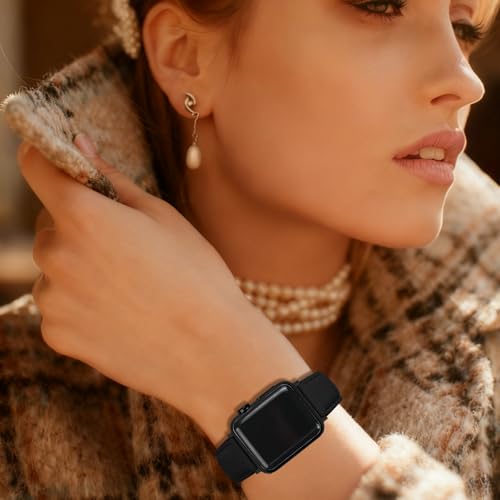 Image of Leather Magnetic Band Compatible with Apple Watch Bands 38mm 40mm 41mm 42mm 44mm 45mm 46mm 49mm, Top Grain Genuine Leather iWatch band, Designer Dressy Luxury Strap for Women Men