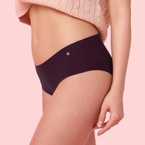Image of Enamor Innovations Invisi, All Day Comfort, Mid Waist Hipster Panty for Women - No Visible Panty Lines, Sweat Wicking, Free Cut, Full Coverage - PH40