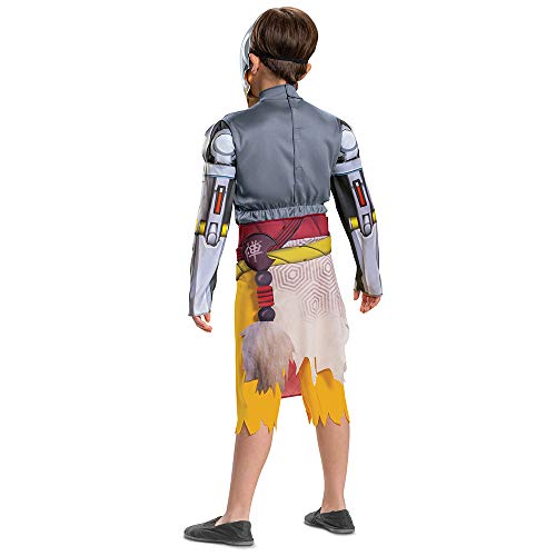 Disfraz Overwatch Zenyatta para niños, traje con músculos acolchados miniatura 2