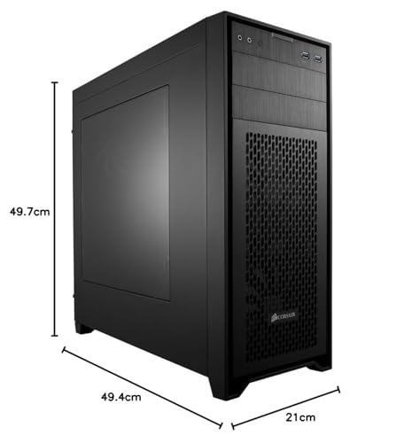 Image of Corsair Obsidian Series 450D Mid-Tower PC Case (Black) -CC-9011049-WW