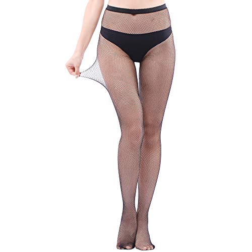 Image of EVERSWE High Waist Fishnet Tights, Thigh High Suspender Stockings