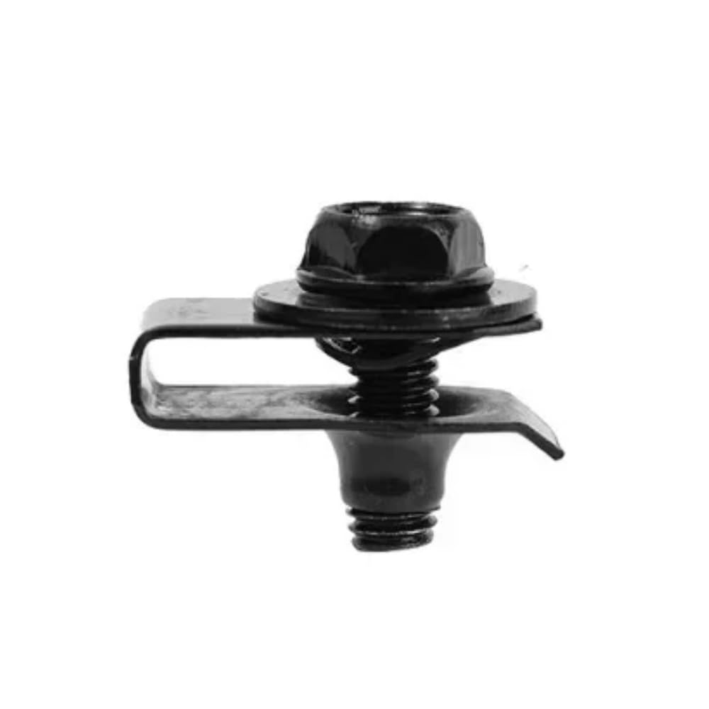 GLBMLMTHZP Car Body Bolts & U-nut Clips M6 Engine Cover Undertray Splash Shield Guard Bumper Fender Liner Retainer Fastener Rivet Screws