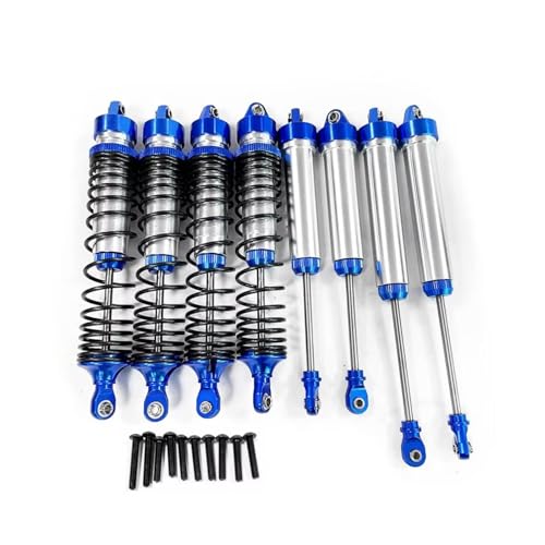 Amortisseurs Traxxas UDR 1/8 en alliage d'aluminium usiné bleu pour châssis de voiture RC