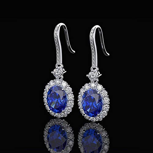 Boucles d'oreilles de mariée en pierre précieuse quartz