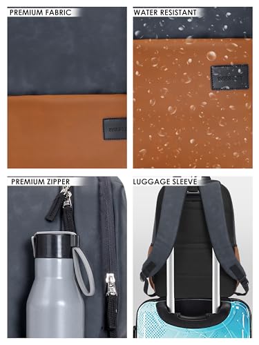 Image of Wesley Vintage Milestone Travel Laptop Backpack with 15.6 inch Laptop Compartment business /Office /School /college /Travel /Gifting Backpack for men and women