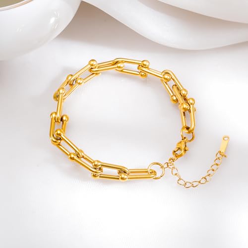 Image of Rubans Demi Fine Stainless Steel Bracelet Waterproof Gift for Women & Girls