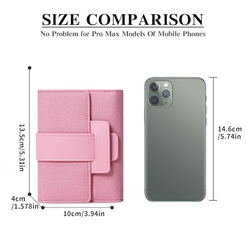 Image of Wallet Women Ladies Card Purse Small Billfold with Zipper Coin Pocket