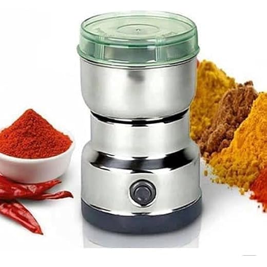 VMITRA Electric Dried Spice and Coffee Grinder, Grinder and Chopper Crusher for Home,Detachable Cup, diswash Free, Blade & Cup Made with stianlees Steel