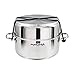 Magma 7 Piece Gourmet Nesting Stainless Steel Cookware Set, Induction Compatible, Oven Safe to 500°F - Suitable for All Stovetops, Removable Handles, Black