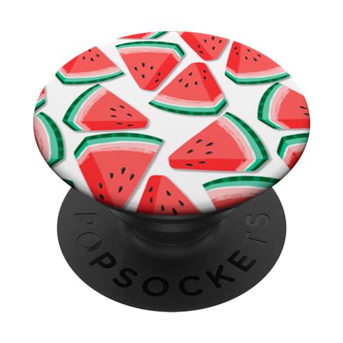 Watermelon Melon Fruit Juice Hawaiian Tropical Life White PopSockets Adhesive PopGrip