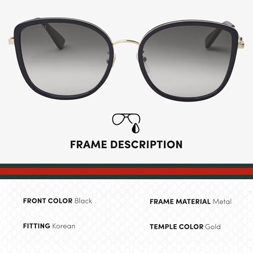 Gucci GG0606SK Designer Sunglasses: Elegant Cat-Eye Frame Eyewear with Premium eSHADES Kit - Epitome of Luxury and Style2