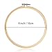 Caydo 12 Pieces 4 Inch Round Embroidery Hoop Bulk Wholesale Circle Cross Stitch Hoop Ring