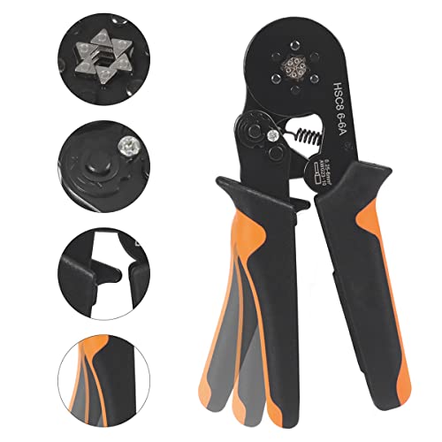 Alicate De Crimpar Kit Alicate De Crimpar 1200 Pcs Ferrules Terminais De Fio 0.25-6 mm²