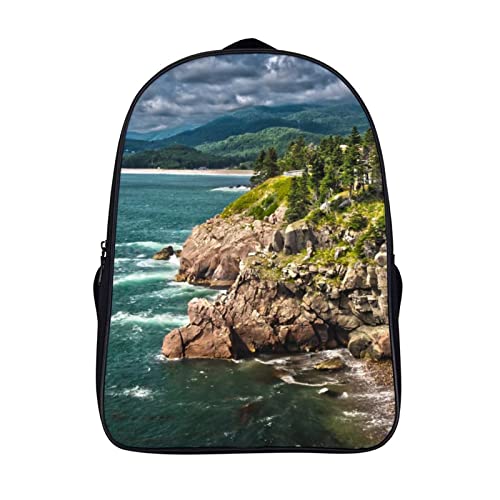 Sac d'école unisexe compact 40x28x16cm avec bretelles ajustables pour enfants et adultes