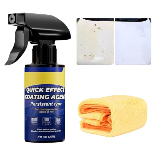 Tuxuseo Nano sigillante spray | Mezzi per la cura esterna auto – Nano spray durevole per la cura dei dettagli e il ripristino di aree esterne del veicolo | SUV camion