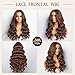 26 Inch Chocolate Brown Lace Front Human Hair Wig 13x4 Body Wave 200 Density HD Frontal Wig