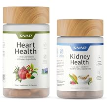 Snap Supplements Heart Health + Kidney Health Bundle, 90 + 60 Capsules