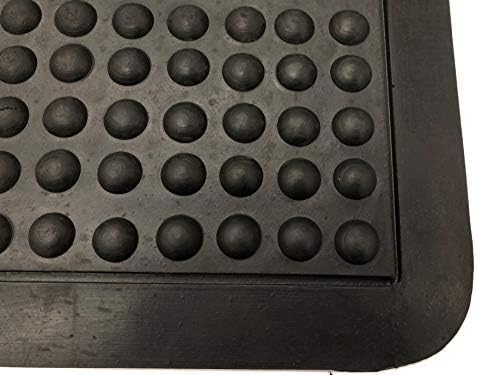 Black Solo-Mat Bubble Top"Ortho" Anti-Fatigue Mat