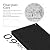 Olanglab Fiberglass Acoustic Wall Panels 4 Pack, 11.8'' x 23.6'' Sound Panels, Fabric Wrapped Sound Proof Panels for Walls (Black)