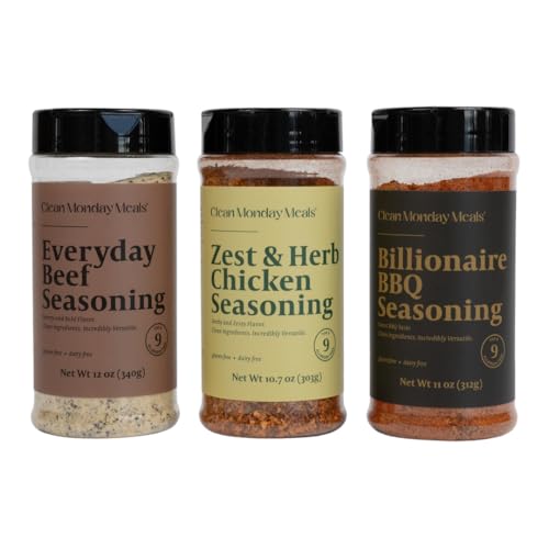 Clean Monday Meals BBQ Seasoning Bundle — 3 All-Natural Blends