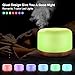 Essential Oil Air Mist Diffuser - Quiet Aroma Essential Oil Diffuser with Adjustable Cool Mist Humidifier Mode Waterless Auto-Off 7 Color LED Lights Changing for Office Home Bedroom Living Room