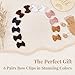 CÉLLOT 40Pcs Baby Snap Hair Clips Grosgrain Ribbon Tiny Baby Bows in 20 Colors for Infant Toddlers Fine Thin Hair (Twin Style)