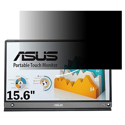 ASUS ZenScreen Touch MB16AMT 15.6インチ 16:9 対応 のぞき見防止 フィルター プライバシーフィルター パソコンPC ノートブック型 液晶保護フィルム ブルーライトカット 反射防止 パソコン セキュリティー覗き見防止 両
