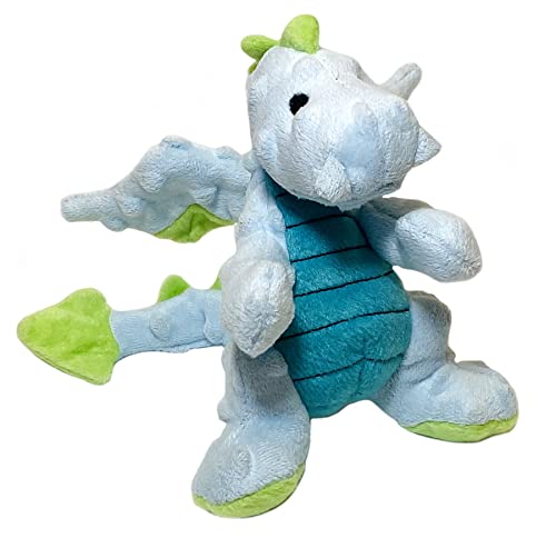 goDog Bubble Plush Dragons Squeaky Dog Toy, Chew Guard Technology ...