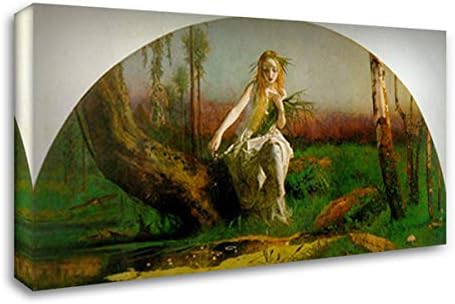 Ophelia 24x16 Gallery Wrapped Stretched Canvas Art by Arthur Hughes
