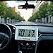 White Car Dashboard Digital Clock,Vehicle Adhesive Clock with Jumbo LCD Time,Mini Automotive Stick On Watch for Car Truck Dashboard Lighting(ZS380)