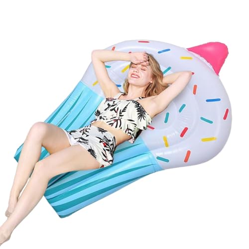 Flotteur gonflable de piscine gâteau pour vos fêtes en plein air et après-midis au jardin