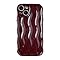 Caseative for iPhone 13 Case,Water Ripple Pattern Curly Wave Shape Soft Phone Case (White