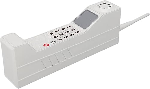 Miniatura 9 de VINGVO Modelo retro de teléfono celular, accesorio de teléfono de ladrillo antiguo de los años 80 y 90, accesorio de teléfono falso para fiesta de