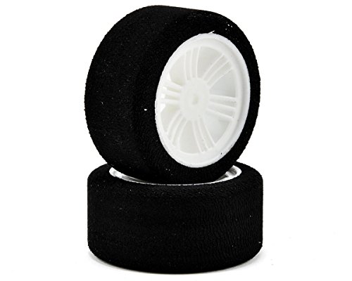 Contact RC 30mm 1/10 Nitro Sedan Foam Rear Tires (2) (White) (37 Shore)