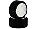 Contact RC 30mm 1/10 Nitro Sedan Foam Rear Tires (2) (White) (37 Shore)