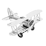 Décoration de bureau en forme d'avion : une maquette d'avion vintage peut servir à décorer maisons, cafés, bars et bureaux, ou une chambre en forme de biplan