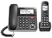 Panasonic Expandable Corded/Cordless Phone System with Answering Machine and One Touch Call Blocking â€“ 1 Handset - KX-TGB850B (Black)