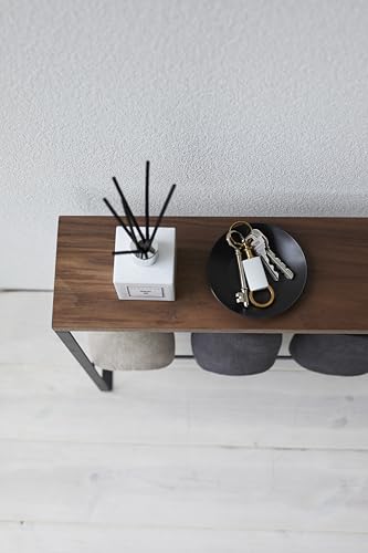 Yamazaki Holzablage Hausschuhständer, Stahl, schwarz, One Size, 1650