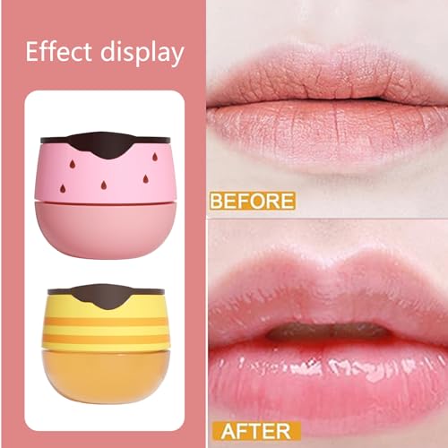 FunnAura 2PCS Moisturizing Honeybalm Lip Balm, Honey & Strawberry Balm UK Lips for Day & Night Lip Care - Image 5