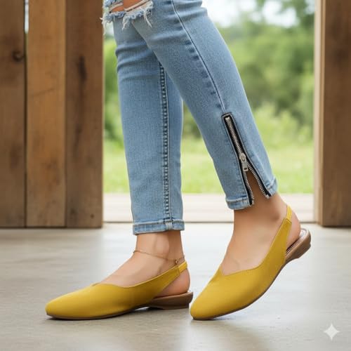 Image of Attractive Shine Flat Bellies For Women & Girls Belly Fashionable & Sandal Gorgeous Women Flats Women's & Girls flat Sandals Stylish and Fashionable| Stylish & Trending Slide Sandals Casual Wear.