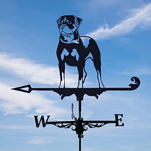 Girouette chien girouette metal fer rétro décoration patio cour jardin