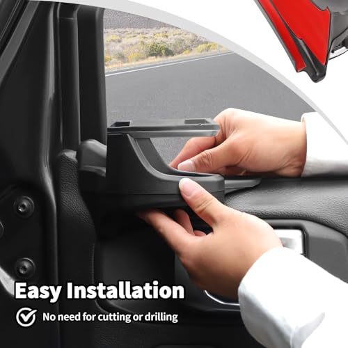Insertos para portavasos puerta Jeep Wrangler JL 2018-2026 miniatura 4