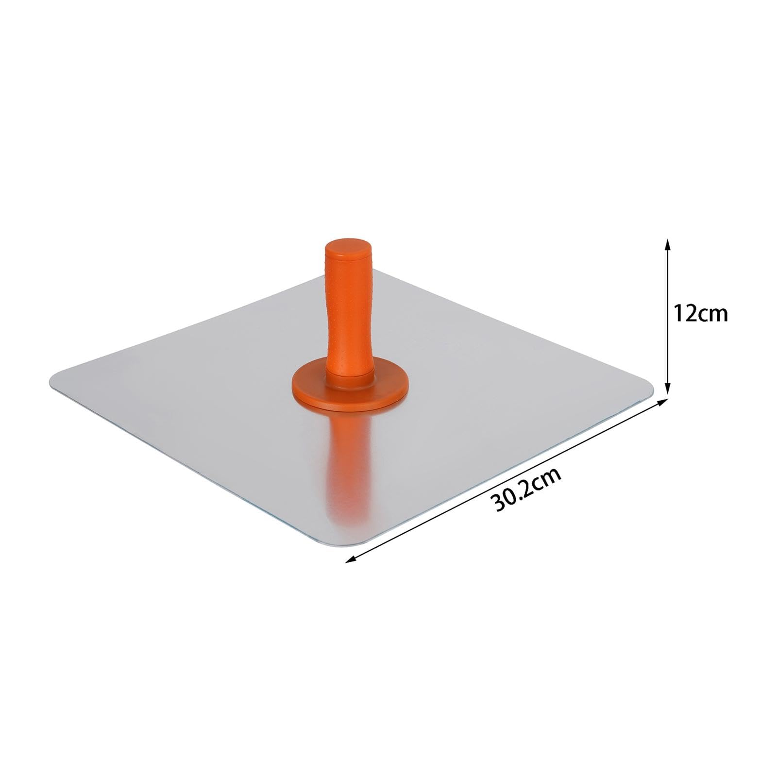 Soporte de Aluminio para Placas de Yeso, Soporte para Mortero, Portátil, de Borde Liso con Asa, para Placas de Yeso para Hormigón, para Uso Doméstico, 30.2 Cm X 12 Cm