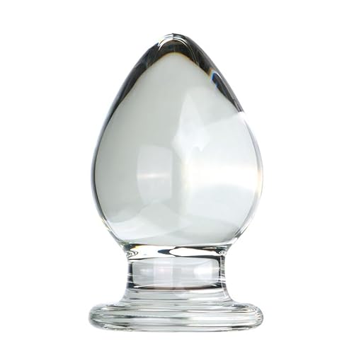 Spina anale Perline anali in vetro Pyrex Butt Plug Big Ball Grande cristallo Dildo Gay Masturbarsi Giocattolo adulto del sesso Per Donne uomini