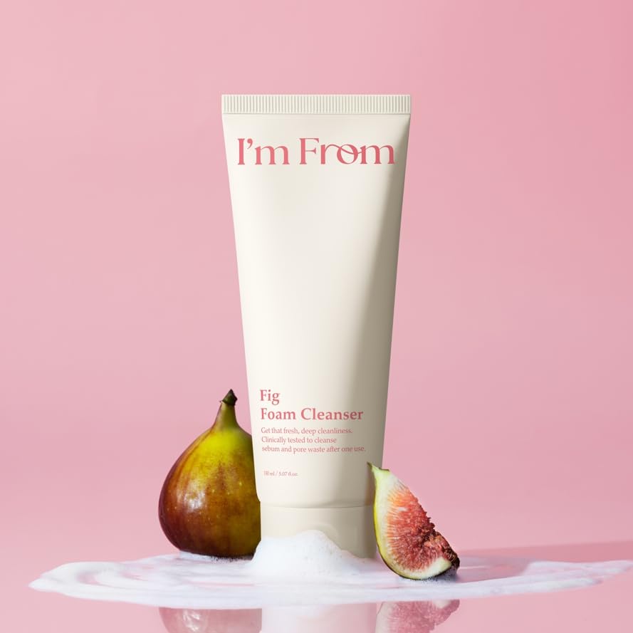 I’m From Fig Foam Cleanser, Mild Exfoliating Care Cleanser, All Skin Type, Korean Skincare 1.01fl.oz image 2